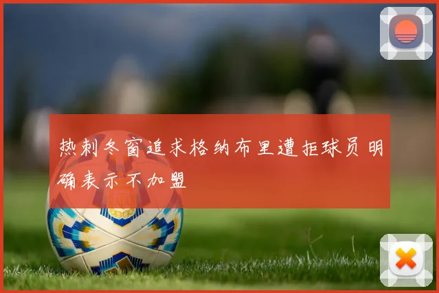 热刺冬窗追求格纳布里遭拒球员明确表示不加盟