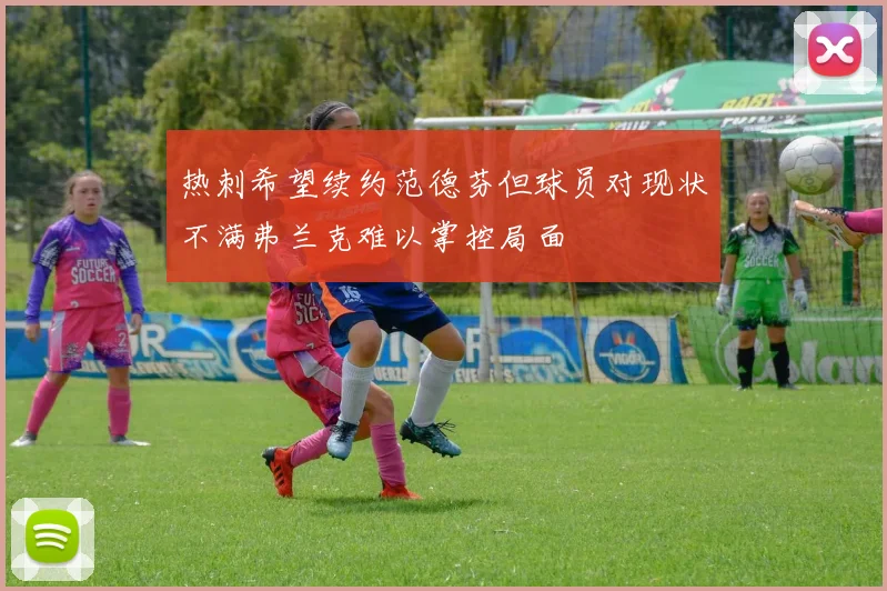 热刺希望续约范德芬但球员对现状不满弗兰克难以掌控局面